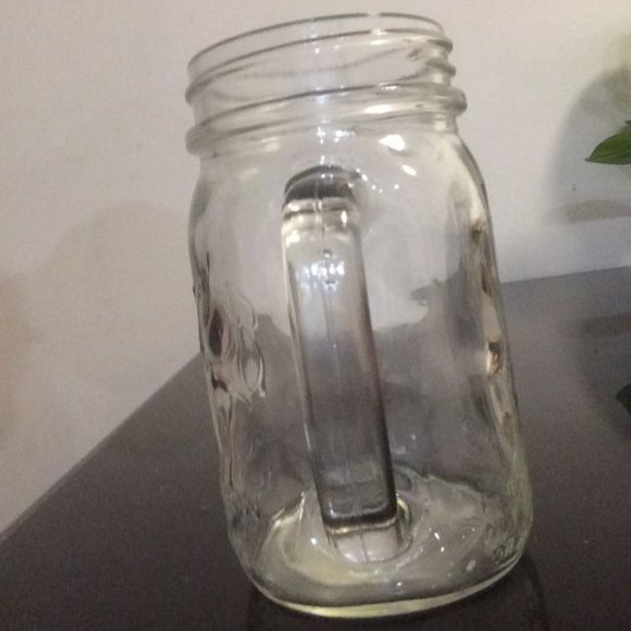 Mason Jar w/ Handle - Picture 1 of 6
